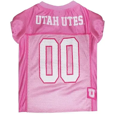 Pets First Utah Utes Pink Pet Jersey - Medium