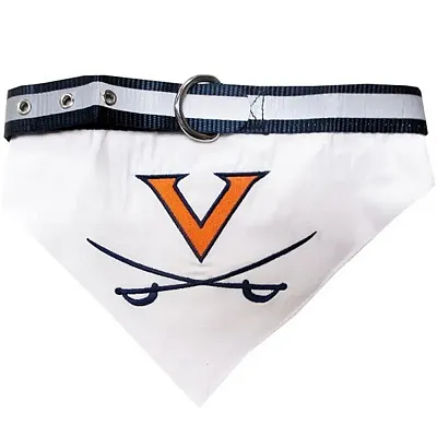 Pets First Virginia Cavaliers Pet Collar Bandana - Small