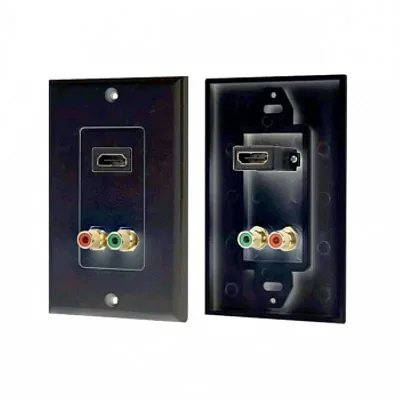 HDMI/Stereo (Dual) RCA Audio Combo Wall Plate