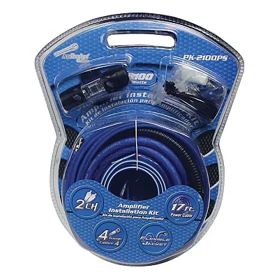 Audiopipe 4 Gauge Fliexible Cables Amp Wiring Kit 2100W