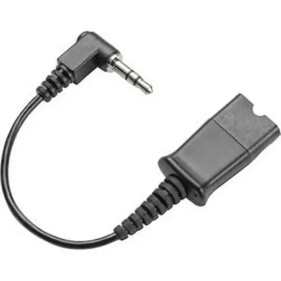 Plantronics 40845-01 Cable Assy, 3.5Mm, Right Angle Plug, Qd
