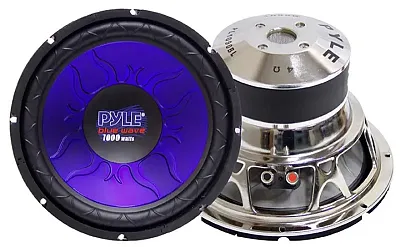 Subwoofer 10&quot; Pyle 1000 W Dvc Dual 70Oz. Magnets (140Oz Tot)
