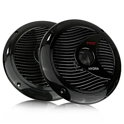 Pyle 6.5&quot; Marine Speaker Black 150W Max