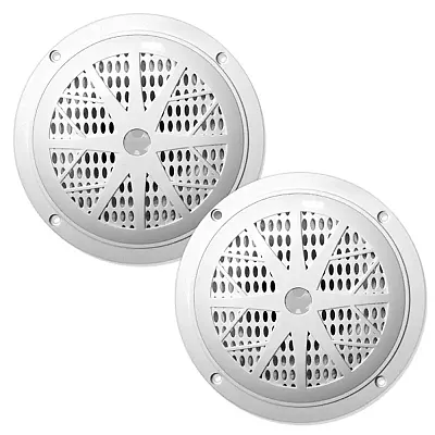 Pyle 6.5&quot; White Waterproof Marine Speaker