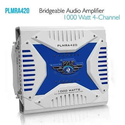 Amplifier Pyle Marine 4 Channel 1000 Watts