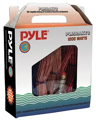 Amplifier Wiring Kit 8 Gauge Pyle Marine