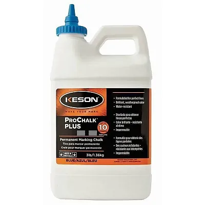 Keson Prochalk Permanent Waterproof Chalk Dye (3 Lbs.) - Blue