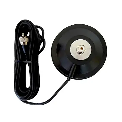 Twinpoint Pm5So Workman - Pm5S0 5&quot; Diameter Magnet Mount With So239 & 16 Feet Of