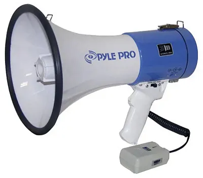 Pyle 50W Mini Megaphone With Siren