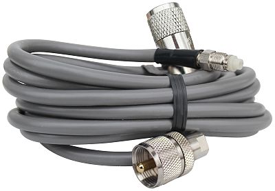 Procomm Pr128Xn13 Procomm - 12' Mini 8 Coax Cable With Soldered Pl259 Connector 