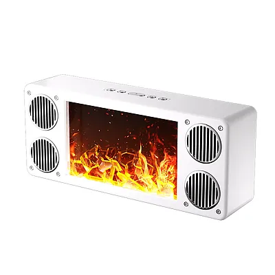 Priority Products 51811163W Portable Bluetooth Speaker With Fm Radio And Firepla