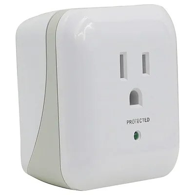 Prime Pb802105 1-Outlet 900-Joules Surge Protector Wall Tap With Protected Led I