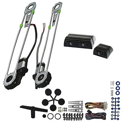 Power Window Kit Universal W/3 Switches; Nippon