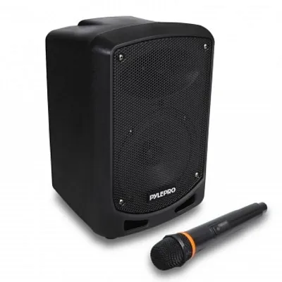 Pyle Bluetooth Karaoke PA Speaker - Indoor / Outdoor Portable Sound System with