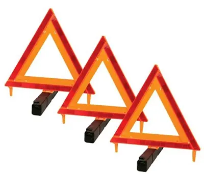 PERFORM TOOL W1498 Dot Warning Triangle 3Pack