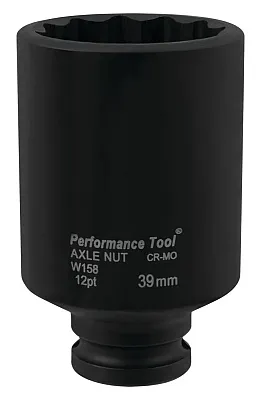 PERFORM TOOL W158 Axle Nut Socket 39Mm