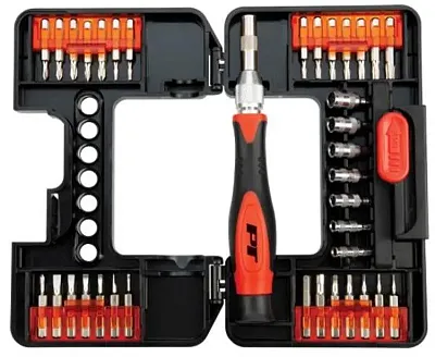 PERFORM TOOL W1735 37Pc Precision Screwdriver Set