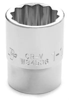 PERFORM TOOL W34536 Socket 12Pt 1-1/8