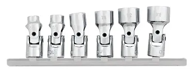 PERFORM TOOL W36980 6Pc 1/4&#039; Dr. Sae Flex Skt