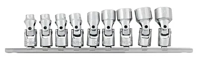 PERFORM TOOL W36981 9Pc 1/4&#039; Dr. Met Flex Skt