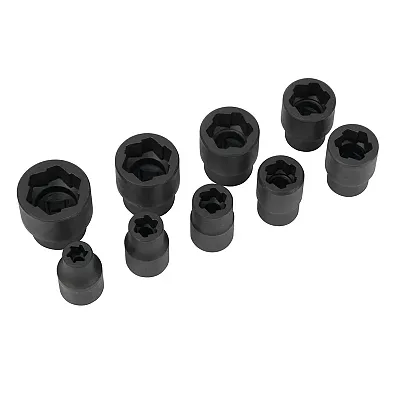 PERFORM TOOL W38917 9Pc 3/8&#039; Dr Met Bolt Extractor