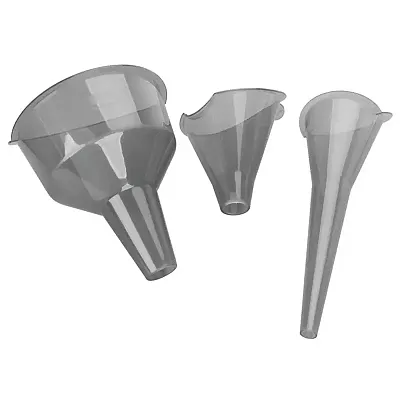 PERFORM TOOL W4053 3 Pc. Clear View Easy-Fill Funnel