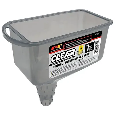 PERFORM TOOL W4055 Clear View Easy Hold Funnel 2 Pint