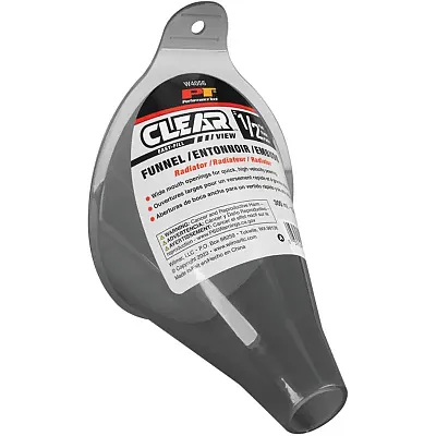 PERFORM TOOL W4056 Clear View Easy-Fill Funnel 1/2 Pin