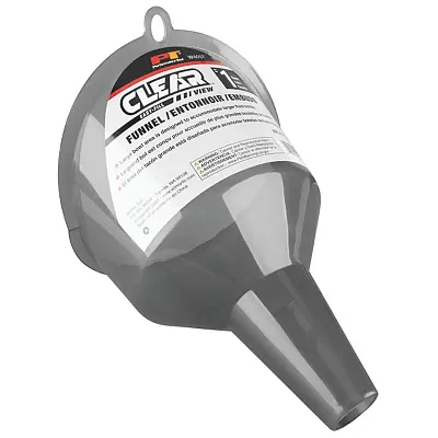 PERFORM TOOL W4057 Clear View Easy-Fill Funnel 1 Quart