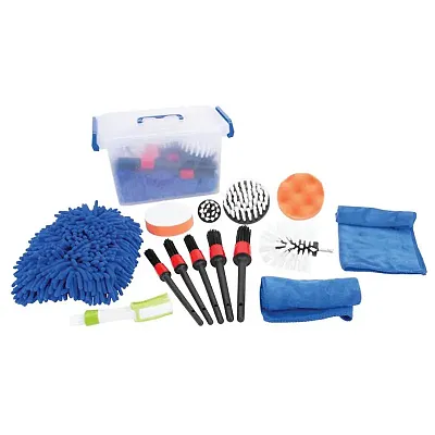 PERFORM TOOL W4992 16Pc Power Brush Detailing Kit