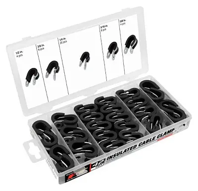 PERFORM TOOL W5261 42Pc Insulated Clamp Assortmen