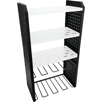 PERFORM TOOL W7704 17' Power Tool Storage Rack 5-Level