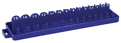 PERFORM TOOL W776 1/4&#039; Dr. Met Socket Tray