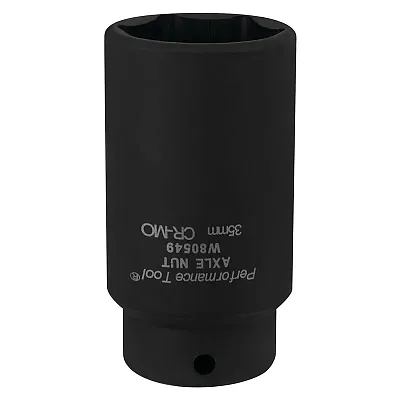 PERFORM TOOL W80549 Axle Nut Socket 35Mm