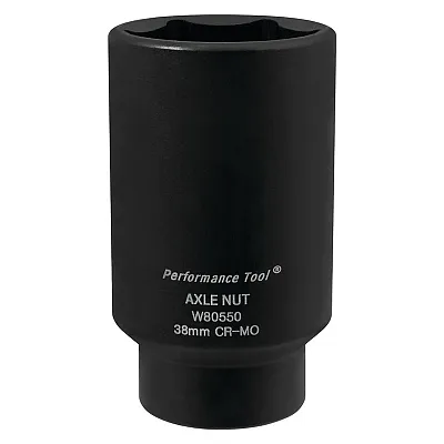 PERFORM TOOL W80550 Axle Nut Socket 38Mm