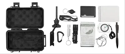 PERFORM TOOL W9404 12-In-1 Outdoor Survival Kit