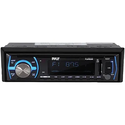 Pyle Plmrb29B Single-Din In-Dash Digital Marine Stereo Receiver 
