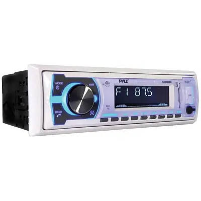 Pyle Plmrb29W Digital Marine Stereo Receiver With Bluetooth (Whi