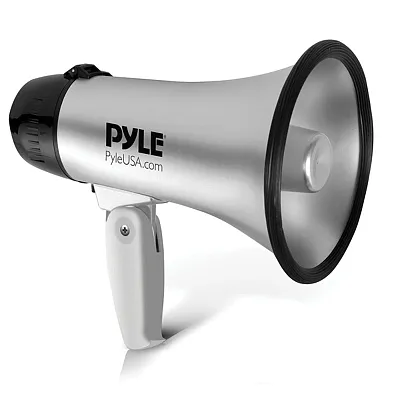 Pyle Pmp23Sl Battery-Operated Compact And Portable Megaphone Speaker With Siren