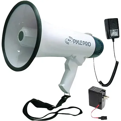 Pyle Pro Pmp45R Professional Dynamic Megaphone With Recording Fu