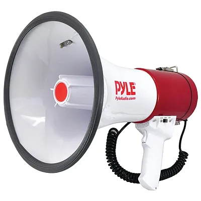 Pyle Pmp52Bt 50-Watt Bluetooth Megaphone Bullhorn With Siren