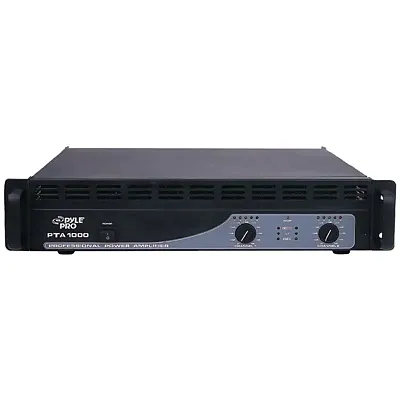 PYLE PRO PTA1000 Professional Power Amplifier (1,000 Watt)