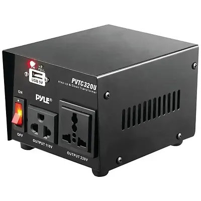 Pyle-Meters Pvtc320U Step Up & Down Voltage Converter Transforme