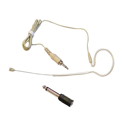 Pyle Pmem1 Wired Single Over-Ear Head-Worn Boom Microphone Headset With Windscre