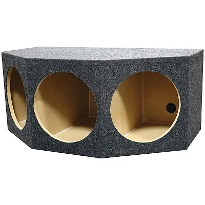  Bass123  Empty Woofer Box Qpower (3) 12&quot;    Os2   