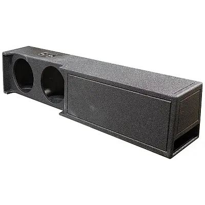 Qpower Dual 10" Ported Woofer Box For 2019+ Dodge Crew Cab Truck