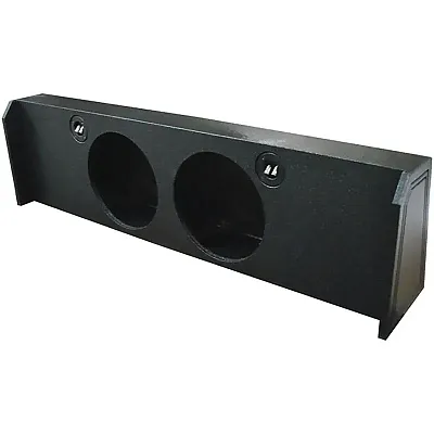 Qpower Dual 10&quot; Empty Woofer Box For 2009-14 Ford F150 Under Sea