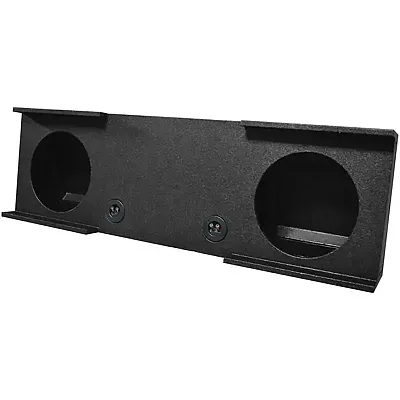 Qpower Bomb 07-13 Gmc Dual 10" Woofer Box Under Seat Downfire