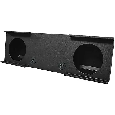 Qpower Bomb '07-'13 Gmc Dual 12" Woofer Box Under Seat Downfire