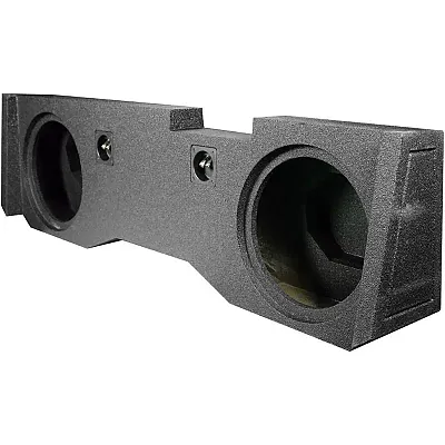 Qpower Dual 12&quot; 2014-Current Gm/Chevy Crew Cab Woofer Box Bed Li